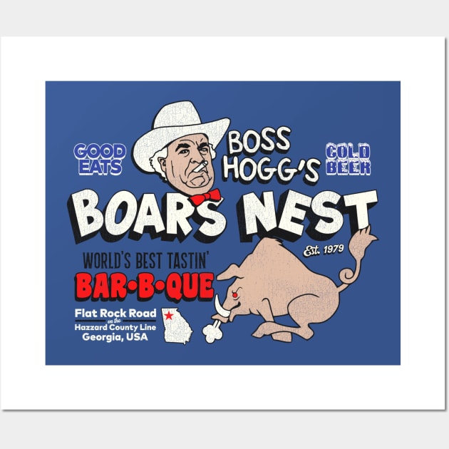 Boss Hogg's Boars Nest Wall Art by darklordpug